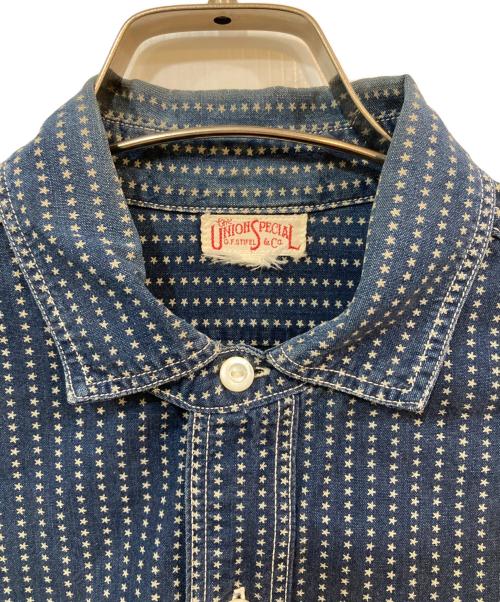 freewheelers（フリーホイーラーズ）FREEWHEELERS (フリーホイーラーズ) スターウォバッシュ トラックウォーカーシャツ インディゴ サイズ:不明の古着・服飾アイテム