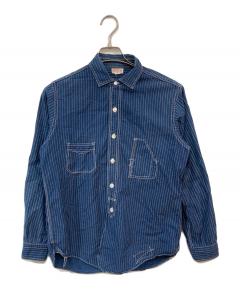 激レア RRL ダブルアールエル シャンブレーシャツ size.XL 中古・古着通販】RRL (ダブルアールエル) シャンブレーシャツ ブルー