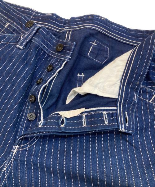 freewheelers（フリーホイーラーズ）freewheelers (フリーホイーラーズ) ロコモーティブ ウォバッシュ パンツ インディゴ サイズ:SIZE 86cm (W34)の古着・服飾アイテム