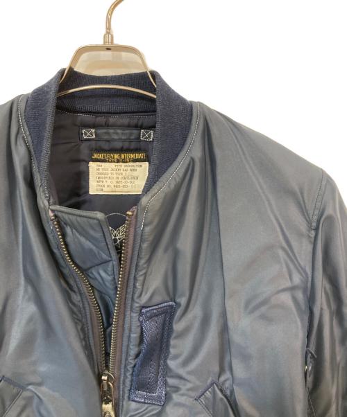 THE REAL McCOY'S（ザ・リアルマッコイズ）THE REAL McCOY'S (ザ・リアルマッコイズ) TYPE B-15C MOD フライトジャケット ネイビー サイズ:34の古着・服飾アイテム