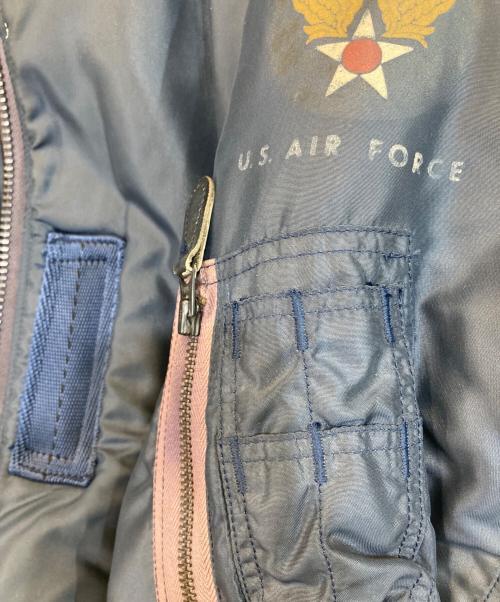 THE REAL McCOY'S（ザ・リアルマッコイズ）THE REAL McCOY'S (ザ・リアルマッコイズ) TYPE B-15C MOD フライトジャケット ネイビー サイズ:34の古着・服飾アイテム