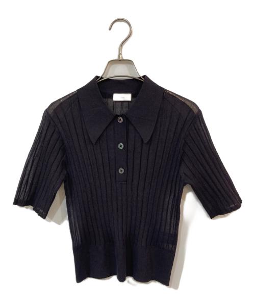 IENA（イエナ）IENA (イエナ) FILMY COTTON 襟付きプルオーバー パープル サイズ:不明の古着・服飾アイテム
