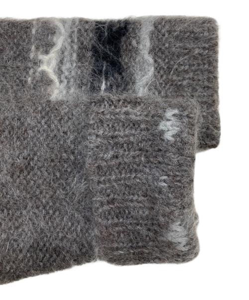 BATONER（バトナ―）BATONER (バトナ―) MOHAIR NORDIC CREW NECK/モヘア ノルディック クルーネック グレー サイズ:SIZE 1の古着・服飾アイテム