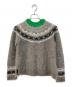 BATONER（バトナ―）の古着「MOHAIR NORDIC CREW NECK/モヘア ノルディック クルーネック」｜グレー