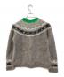 BATONER (バトナ―) MOHAIR NORDIC CREW NECK/モヘア ノルディック クルーネック グレー サイズ:SIZE 1：10000円