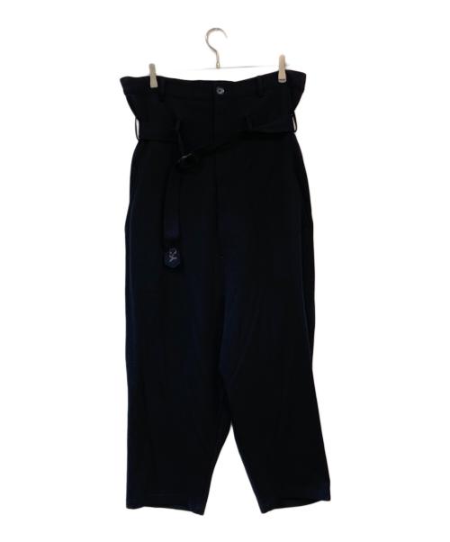 Y-3（ワイスリー）Y-3 (ワイスリー) W HI WAIST PANT ブラック サイズ:Sの古着・服飾アイテム