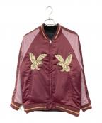 Varde77バルデセブンティセブン）の古着「SUKA JACKE/スカジャケット」｜レッド