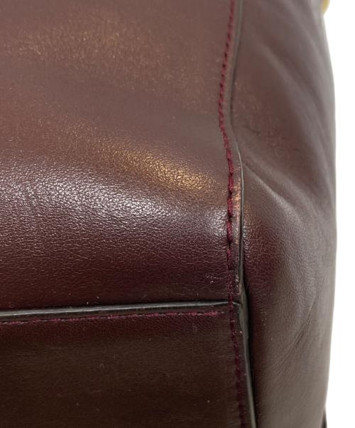 J&M DAVIDSON（ジェイ＆エム デヴィッドソン）J&M DAVIDSON (ジェイ＆エム デヴィッドソン) OLIVIA 2WAYトートバッグ ボルドーの古着・服飾アイテム