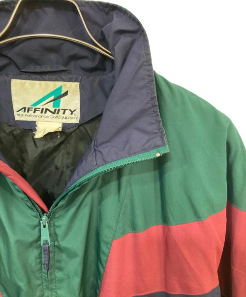 AFFINITY（アフィニティ）AFFINITY (アフィニティ) ナイロンジャケット ネイビー サイズ:FREEの古着・服飾アイテム