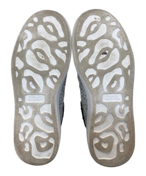 ALEXANDER McQUEEN（アレキサンダーマックイーン）ALEXANDER McQUEEN (アレキサンダーマックイーン) クリスタル オーバーサイズスニーカー シルバー サイズ:42の古着・服飾アイテム