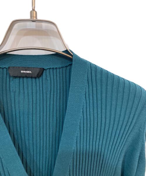 DIESEL（ディーゼル）DIESEL (ディーゼル) ニットワンピース グリーン サイズ:S 未使用品の古着・服飾アイテム