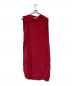 Fabiana Filippiファビアナフィリッピ）の古着「ノースリーブワンピース」｜レッド