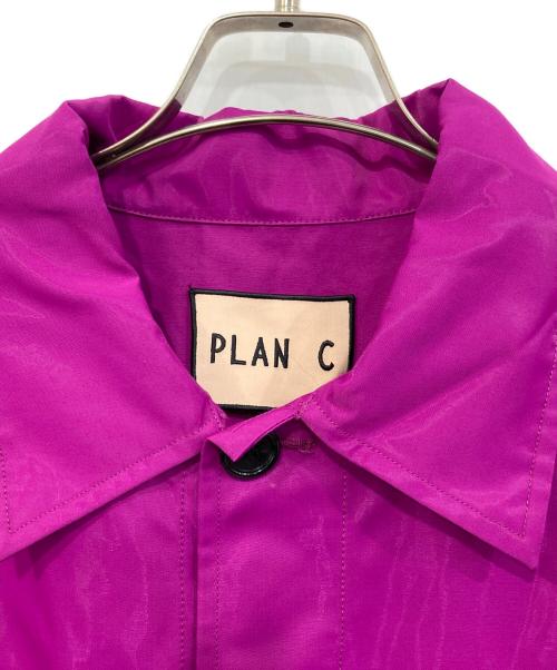 PLAN C（プランシー）PLAN C (プランシー) ステンカラーコート パープル サイズ:42の古着・服飾アイテム