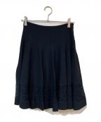 ALEXANDER McQUEENアレキサンダーマックイーン）の古着「ニットスカート」｜ブラック