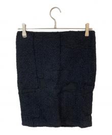 TOM FORD（トムフォード）の古着「ツイードスカート」｜ブラック