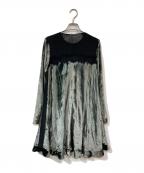 RED VALENTINOレッドヴァレンティノ）の古着「ベロアスカート」｜カーキ