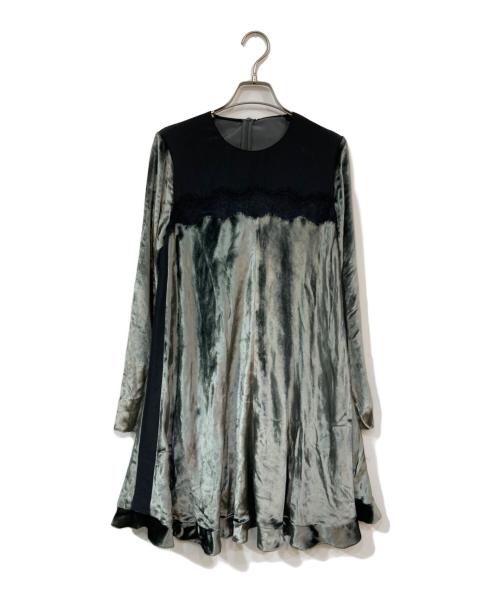 RED VALENTINO（レッドヴァレンティノ）RED VALENTINO (レッドヴァレンティノ) ベロアスカート カーキ サイズ:SIZE 42 未使用品の古着・服飾アイテム