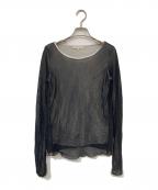 MaxMaraマックスマーラ）の古着「レースカットソー」｜ブラック