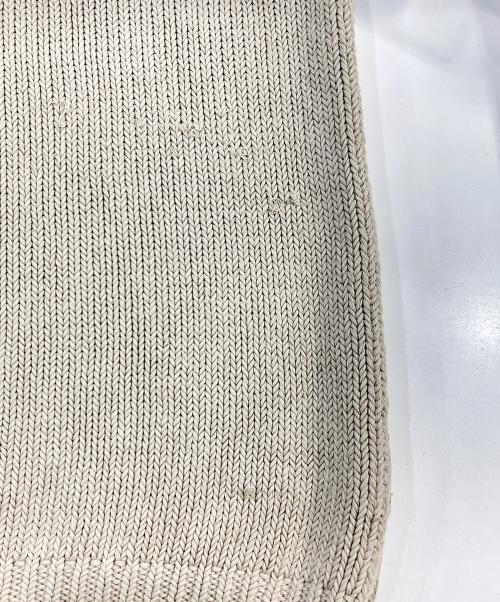 Calvin Klein（カルバンクライン）Calvin Klein (カルバンクライン) ジップアップニット ベージュ サイズ:SIZE Mの古着・服飾アイテム