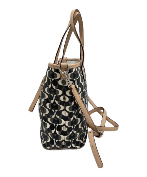 COACH（コーチ）COACH (コーチ) シグネチャー2WAYショルダーバッグ ブラックの古着・服飾アイテム