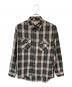 BIG MIKE（ビックマイク）の古着「RAYON MIX OMBRE CHECK SHIRTS」｜グリーン