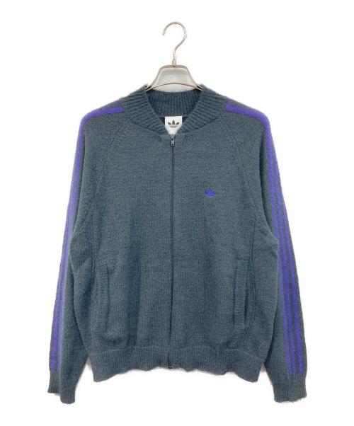 adidas（アディダス）adidas (アディダス) SST トラックトップ ニット グレー サイズ:SIZE Lの古着・服飾アイテム
