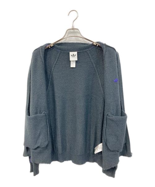 adidas（アディダス）adidas (アディダス) SST トラックトップ ニット グレー サイズ:SIZE Lの古着・服飾アイテム