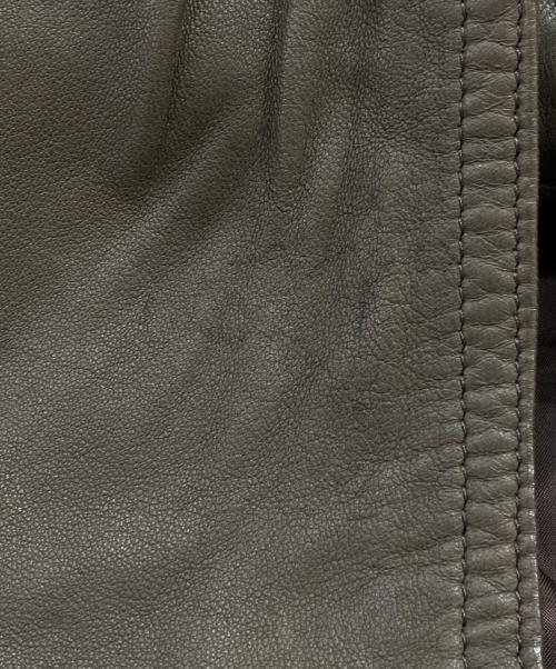 GRACE CONTINENTAL（（グレースコンチネンタル）GRACE CONTINENTAL (（グレースコンチネンタル) レザーコート ブラウン サイズ:SIZE 38の古着・服飾アイテム
