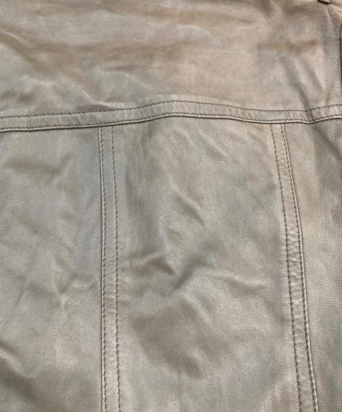 GRACE CONTINENTAL（（グレースコンチネンタル）GRACE CONTINENTAL (（グレースコンチネンタル) レザーコート ブラウン サイズ:SIZE 38の古着・服飾アイテム
