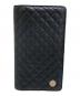CHANEL（シャネル）の古着「マイクロマトラッセ 2つ折り財布」｜ブラック
