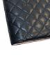 中古・古着 CHANEL (シャネル) マイクロマトラッセ 2つ折り財布 ブラック：33000円