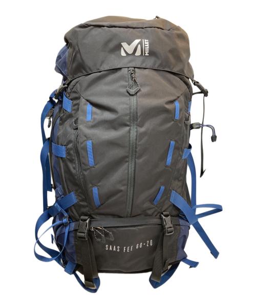 MILLET（ミレー）MILLET (ミレー) 登山リュック SAAS FEE 60＋20 ネイビーの古着・服飾アイテム