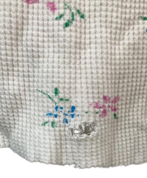 SUPREME（シュプリーム）SUPREME (シュプリーム) Hanes (ヘインズ) Thermal Crew Floral ホワイト サイズ:SIZE Lの古着・服飾アイテム