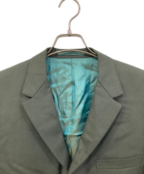 SCYE（サイ）SCYE (サイ) モヘヤ混3Bジャケット カーキ サイズ:SIZE 40の古着・服飾アイテム