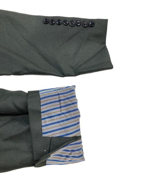 SCYE（サイ）SCYE (サイ) モヘヤ混3Bジャケット カーキ サイズ:SIZE 40の古着・服飾アイテム