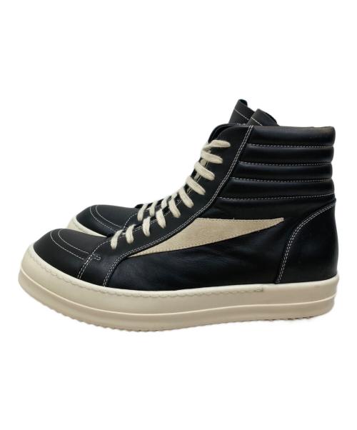 RICK OWENS（リックオウエンス）RICK OWENS (リックオウエンス) HIGH VINTAGE SNEAKS/ハイヴィンテージスニークス ブラック サイズ:SIZE 42の古着・服飾アイテム