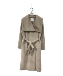 HER LIP TO（ハーリップトゥ）の古着「Grace Wrap Coat/グレース ラップ コート」｜ベージュ