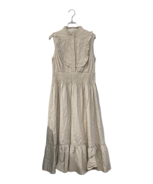 HER LIP TO（ハーリップトゥ）HER LIP TO (ハーリップトゥ) Paisley Cotton Lace Long Dress ベージュ サイズ:SIZE Mの古着・服飾アイテム