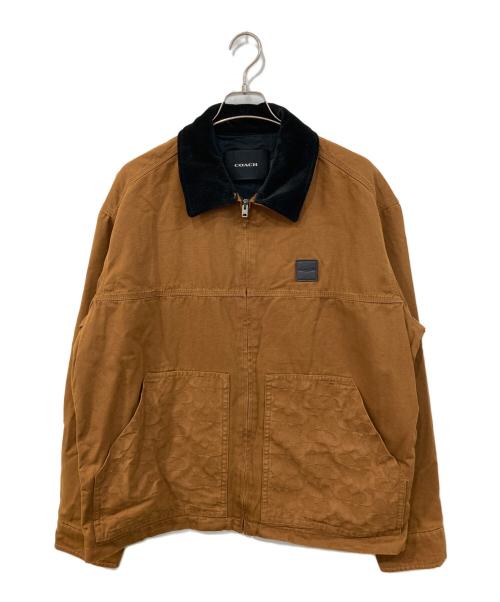 COACH（コーチ）COACH (コーチ) ワークジャケット ブラウン サイズ:SIZE Lの古着・服飾アイテム