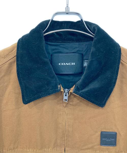 COACH（コーチ）COACH (コーチ) ワークジャケット ブラウン サイズ:SIZE Lの古着・服飾アイテム