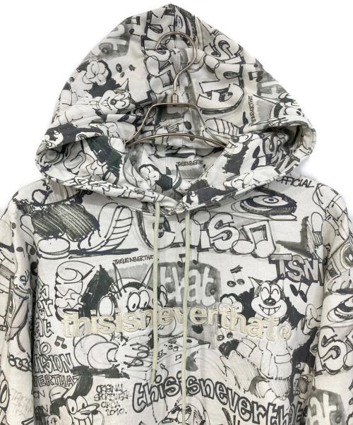 thisisneverthat（ディスイズネバーザット）thisisneverthat (ディスイズネバーザット) T-Logo Hoodie/ティー ロゴ フーディー グレー サイズ:SIZE L 未使用品の古着・服飾アイテム