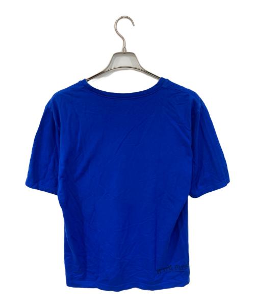 ISSEY MIYAKE（イッセイミヤケ）ISSEY MIYAKE (イッセイミヤケ) ロゴTシャツ ブルー サイズ:FREEの古着・服飾アイテム