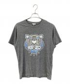 KENZOケンゾー）の古着「プリントTシャツ」｜グレー