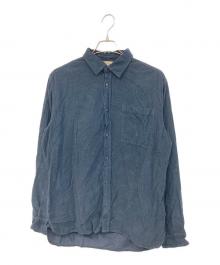 WOOLRICH（ウールリッチ）の古着「CORDUROY MACKEY SHIRT/コーデュロイ マッキー シャツ」｜ネイビー