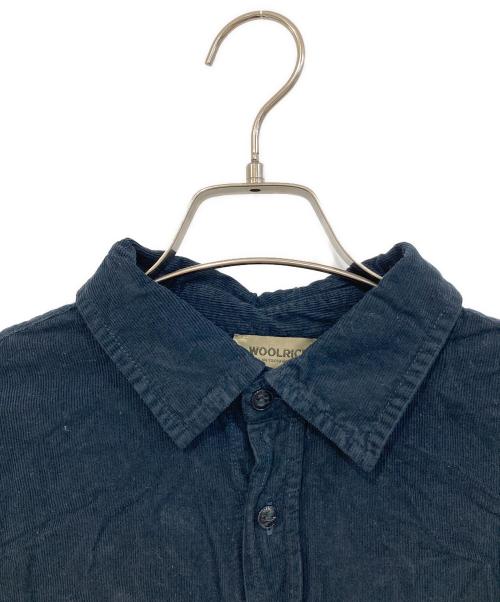 WOOLRICH（ウールリッチ）WOOLRICH (ウールリッチ) CORDUROY MACKEY SHIRT/コーデュロイ マッキー シャツ ネイビー サイズ:SIZE Lの古着・服飾アイテム