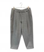 Stripes For Creativeストライプ フォー クリエイティブ）の古着「TECH WIDE TAPERED SWEAT PANTS」｜グレー