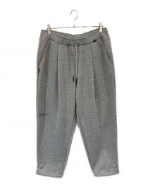 Stripes For Creative（ストライプ フォー クリエイティブ）の古着「TECH WIDE TAPERED SWEAT PANTS」｜グレー