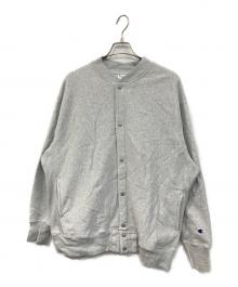 Champion REVERSE WEAVE（チャンピオン リバース ウィーブ）の古着「スウェットカーディガン REVERSE WEAVE」｜グレー