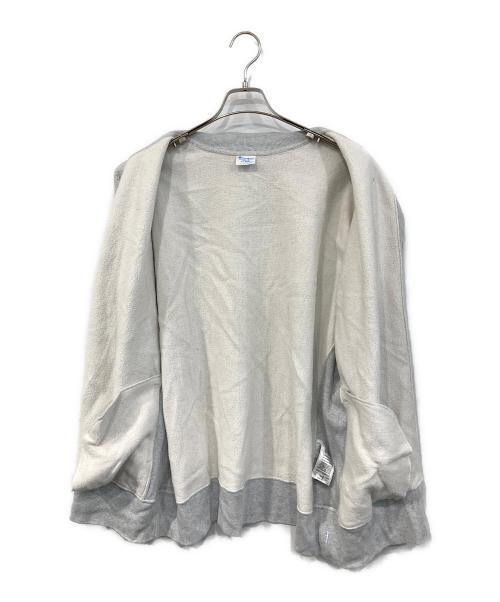Champion REVERSE WEAVE（チャンピオン リバース ウィーブ）Champion REVERSE WEAVE (チャンピオン リバース ウィーブ) スウェットカーディガン REVERSE WEAVE グレー サイズ:SIZE XLの古着・服飾アイテム