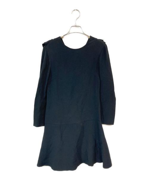 MIU MIU（ミュウミュウ）MIU MIU (ミュウミュウ) オフショルダーワンピース ブラック サイズ:SIZE 38の古着・服飾アイテム